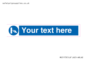 Custom Switch Off Sign